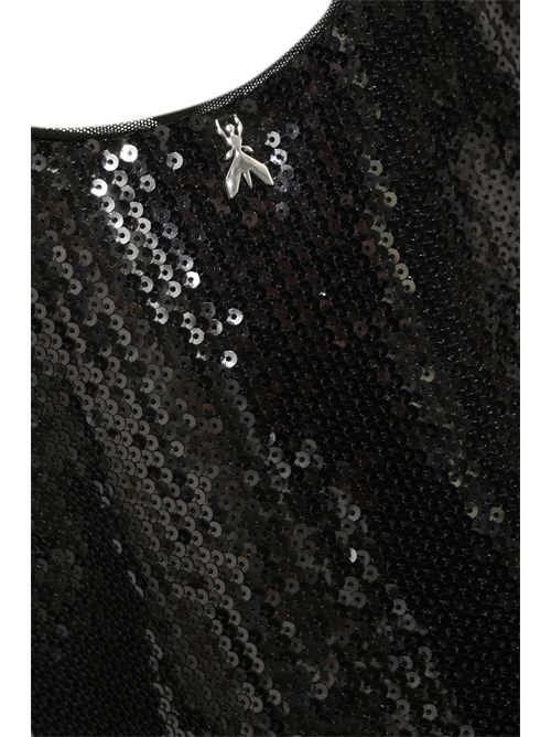 Abito corto in tulle con paillettes Patrizia Pepe | 8A1677 J401K103